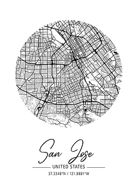 San Jose City Map