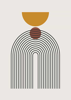 Minimalist Mid Century Art