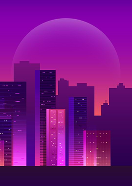 Cityscapes silhouette