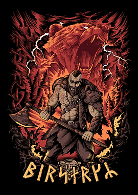 Nordic Berserker Warrior