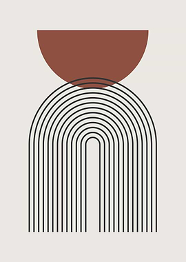 Minimalist Mid Century Art