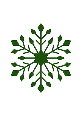 Green Snowflake