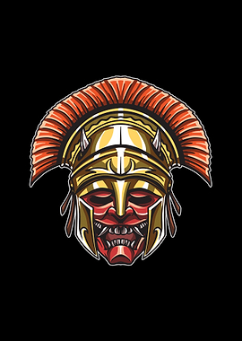 Head of demon gladiator