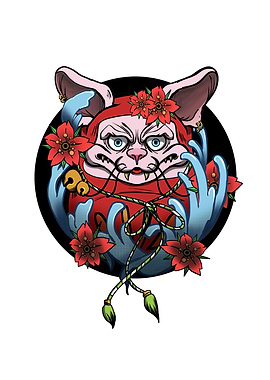 Daruma Sphynx Cat