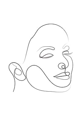 Abstract Continuous Lines