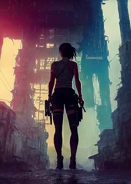 Exploring devastated dock