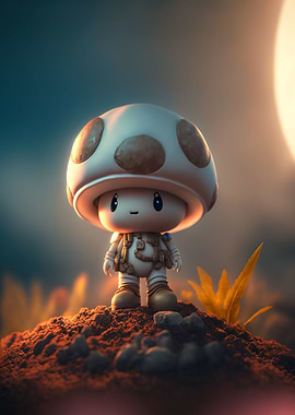 Cute Astronaut Monster