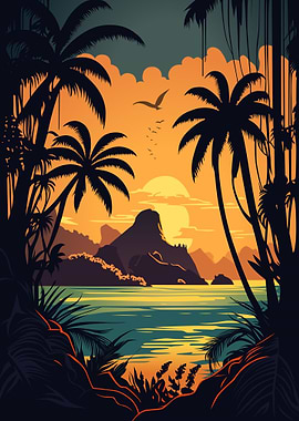 Caribbean sunset