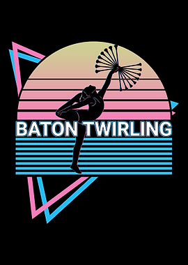 Baton Twirling Retro