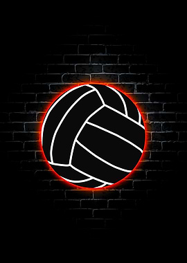 Volleyball Neon Sports