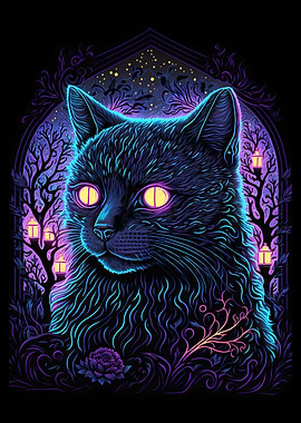 Black Light Cat 12