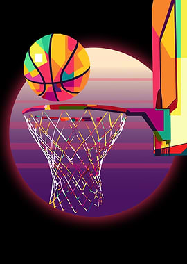 basketball pop art