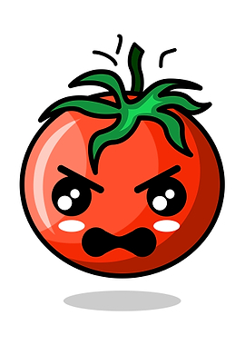 Emoticon Tomatoes Angry