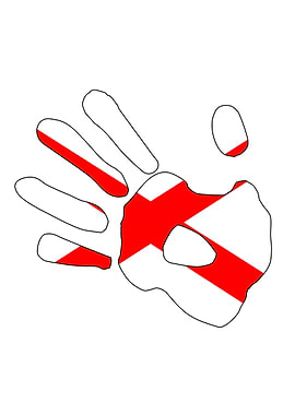 St Patricks Hand Print