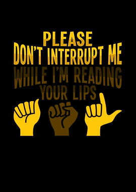 Lip Reading ASL Hand