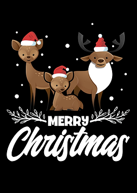 Merry Christmas Reindeer
