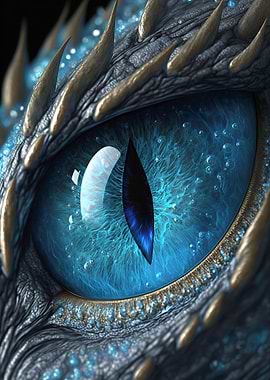 Blue dragon eye