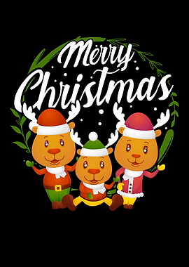 Merry Christmas Reindeer
