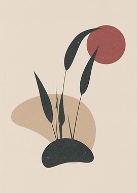 Boho Abstract Nature Art