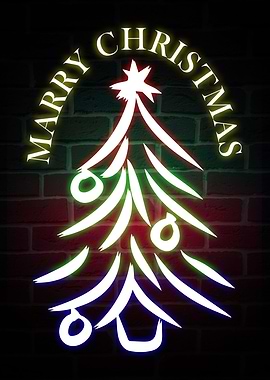 Marry Christmas Neon