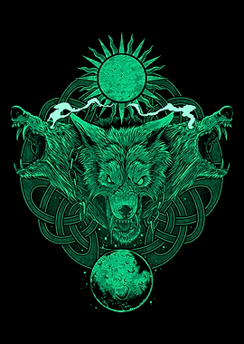 Viking Wolves Norse Pagan