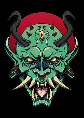 Crying Japanese Hanya Mask