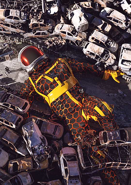 Lying In Junkyard