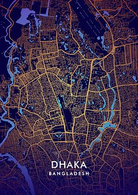 Dhaka Map