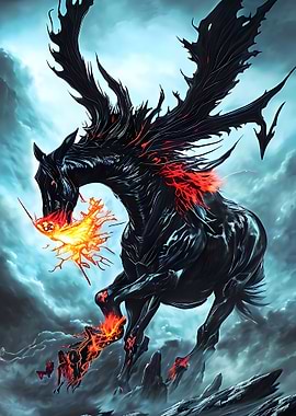Hellflame Horse