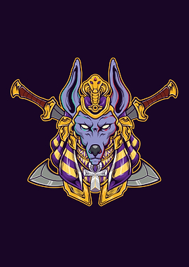 Concept of anubis mascot