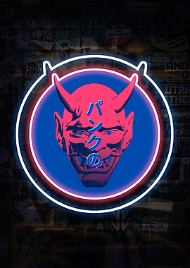 Cyberpunk Hannya Mask