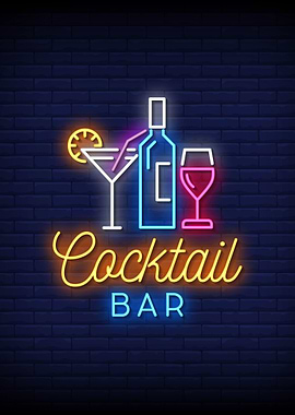 Cocktail Bar Neon Sign