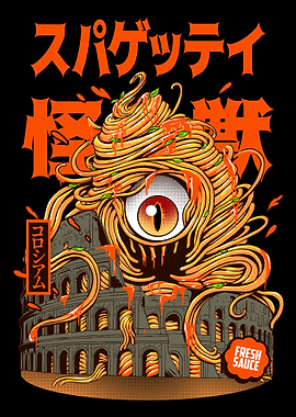 spaghetti kaiju black