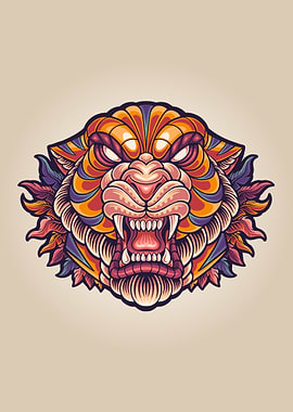 Totem tiger mascot