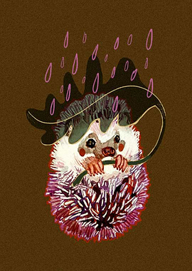 Rainy Hedgehog