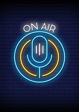 On Air Neon Sign
