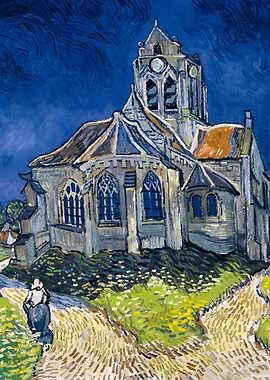 The Church at Auvers 1890