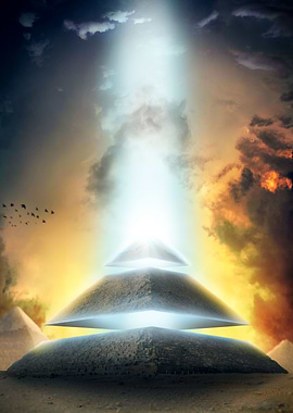 Apocalyptic Pyramid Desert