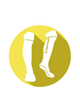 Long shadow Shoes Poster