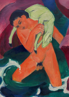 Young Boy with a Lamb