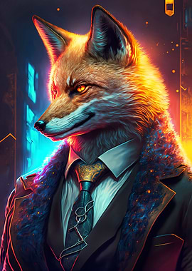 Boss Fox in Suit