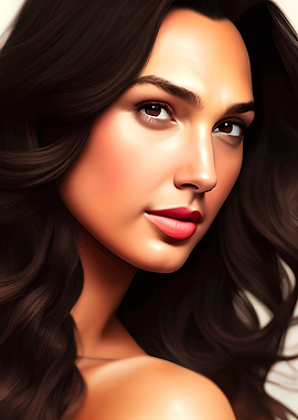 GAL GADOT PORTRAIT