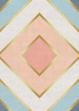 Watercolor and gold III