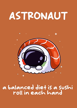 Astronaut cute text art