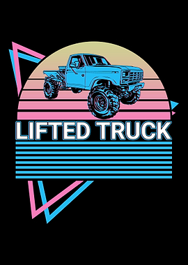 Lifted Truck Retro
