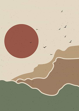 Boho Nature Landscape