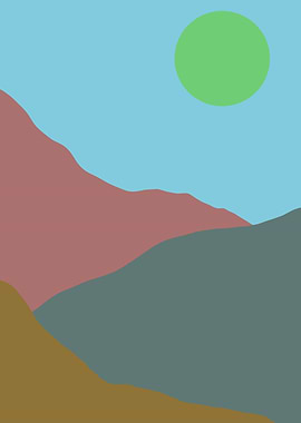 Minimalistic Mountain
