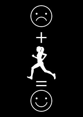 Sad plus run equals happy