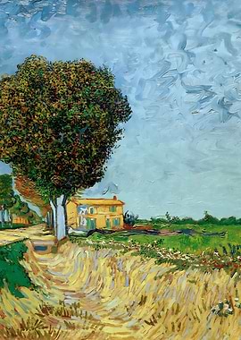 A Lane near Arles van Gogh