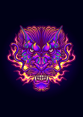 Electric dragon head